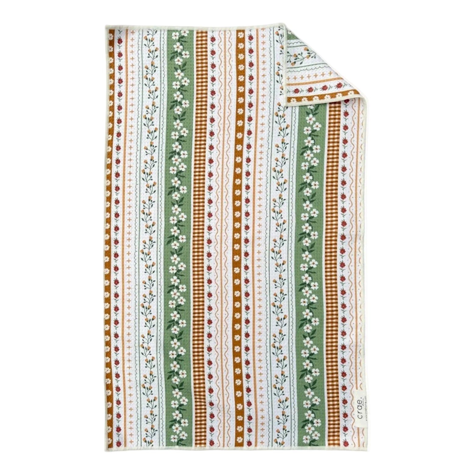 Erin: Double-Sided Hand Towel - Cream