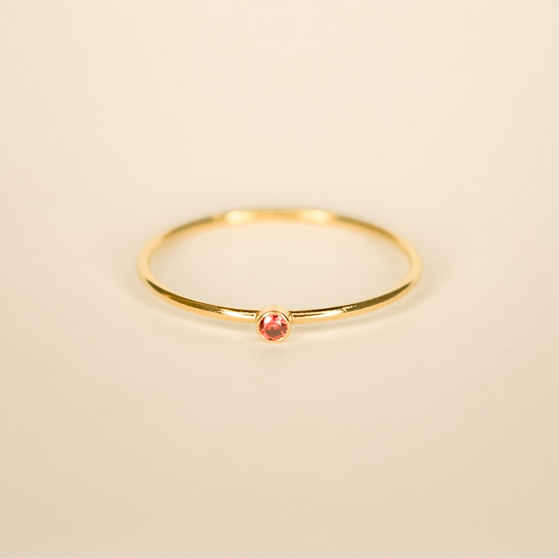 Garnet Glow Ring - Syd Squared