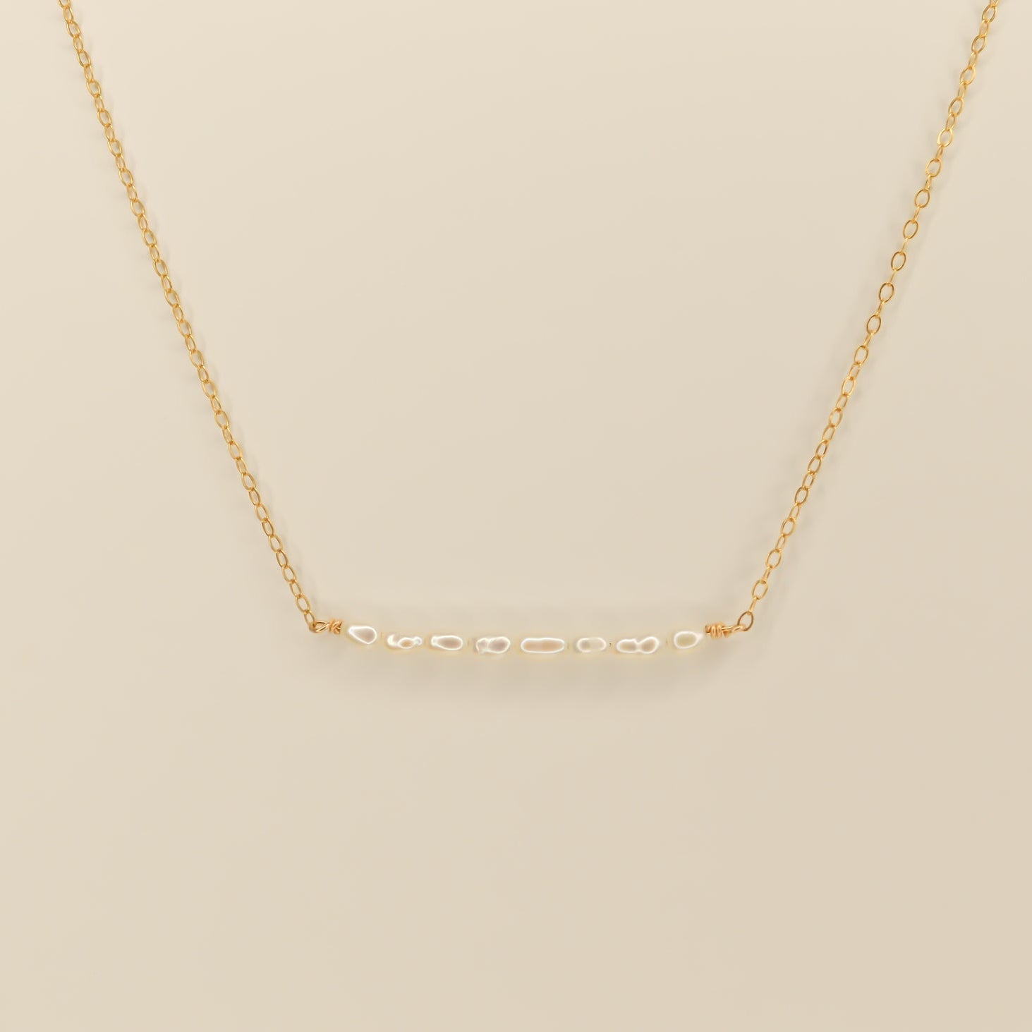 Pearl Bar Necklace