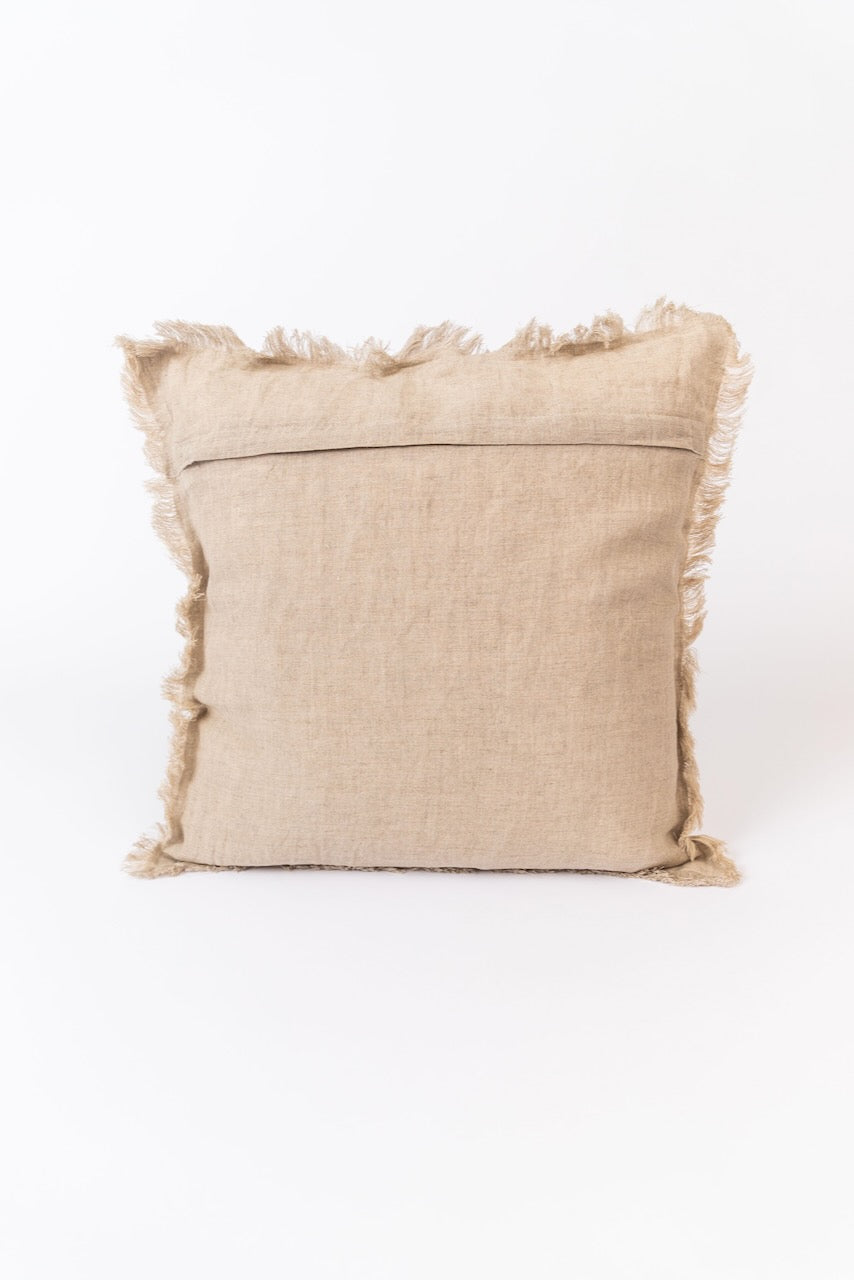 Fickle Heart Fringe Pillow