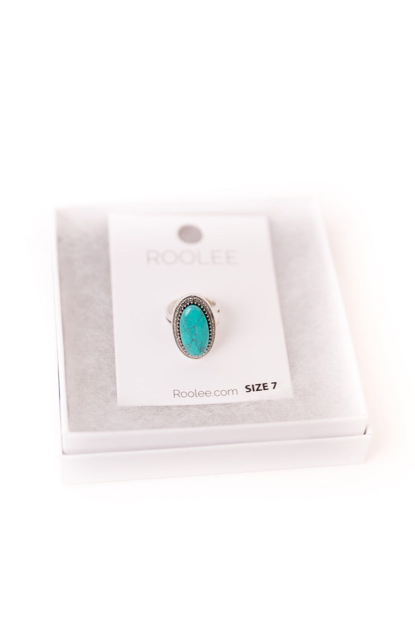 ROOLEE Silver Linings Turquoise Ring
