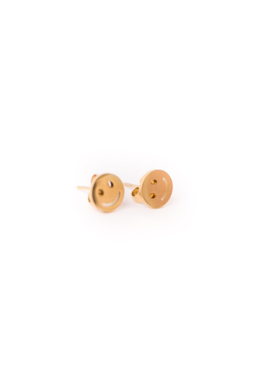 ROOLEE Smiley Face Earrings