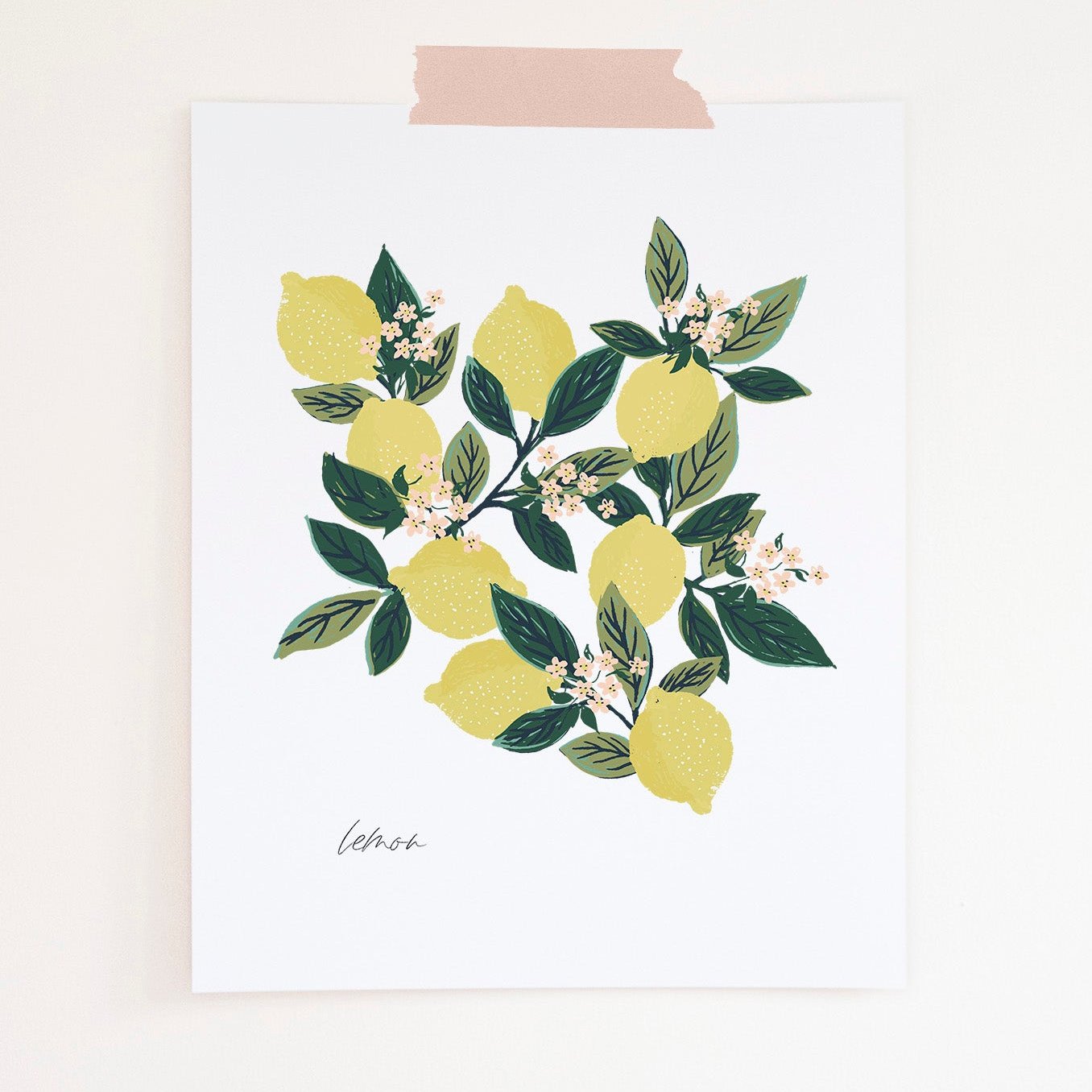 Lemon print