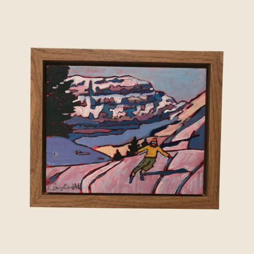 "Alone" - Original Painting - Winter Solstice Art Show