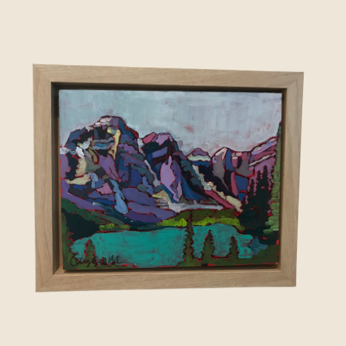 "Lake Merle" - Original Painting - Winter Solstice Art Show