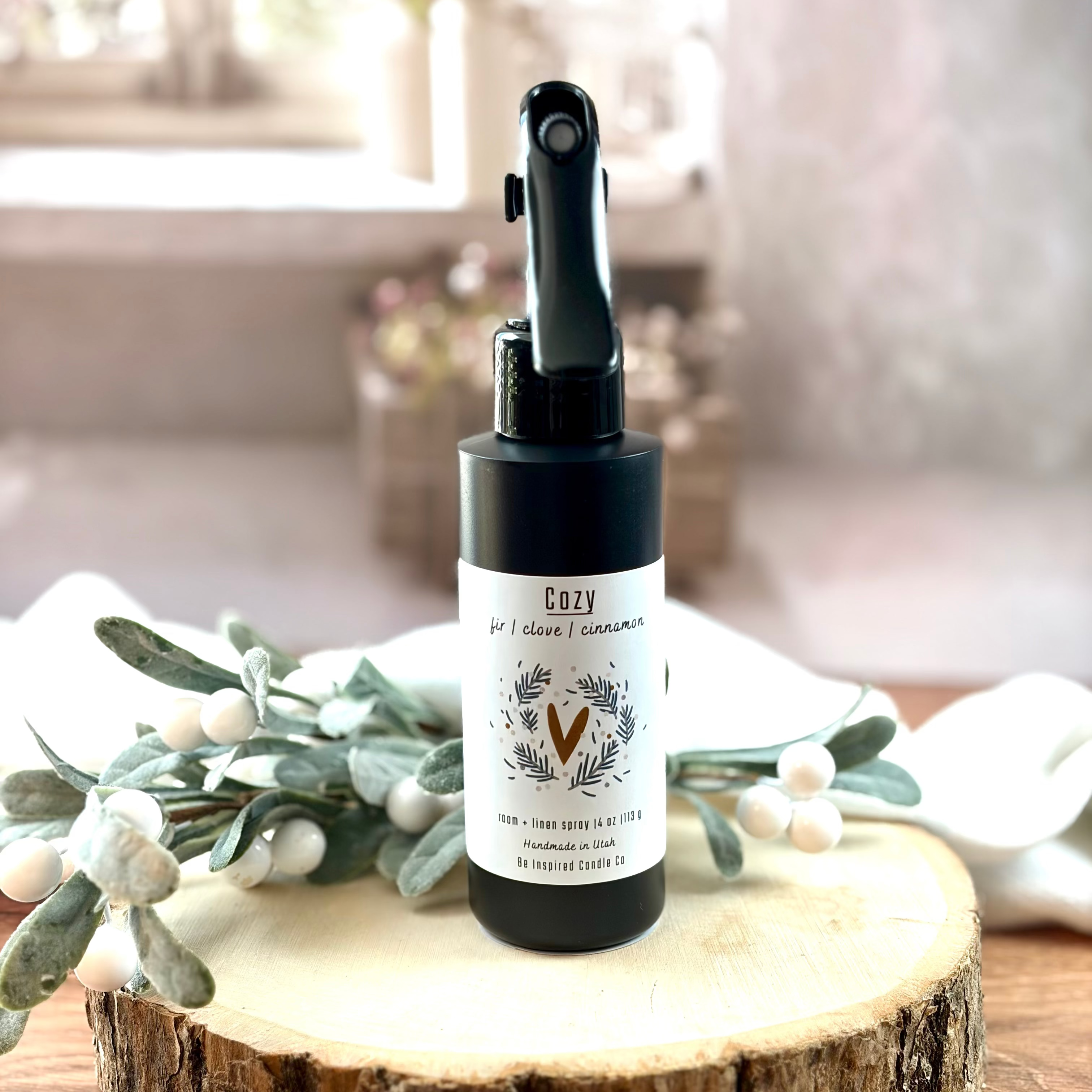 black bottle room spray.