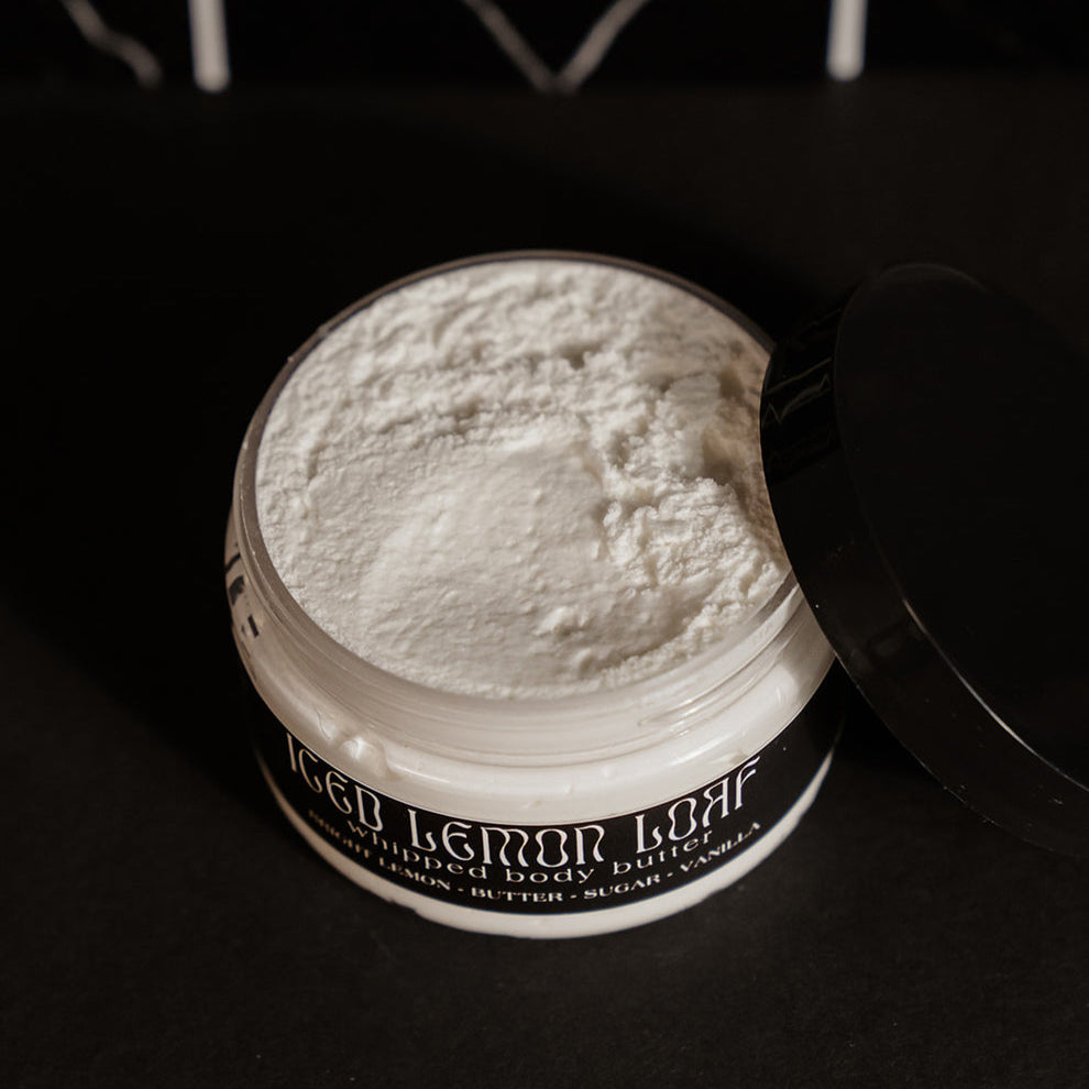 4.5 oz jar of Iced Lemon Loaf whipped body butter