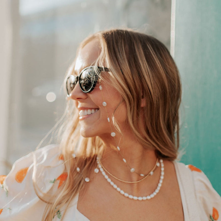 Pearl Sunglasses Chain - Mauve Jewelry Co.