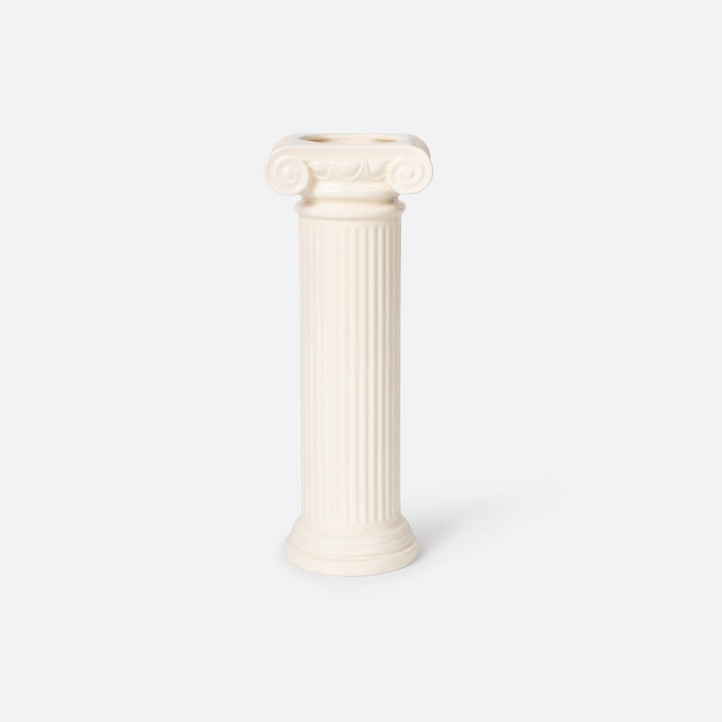Add a touch of ancient charm to your home with the Athena Ionic Column - Ceramic Vase. Its elegant design and sturdy ceramic material make it perfect for displaying your favorite flowers. Elevate your interior décor with this stunning piece.
