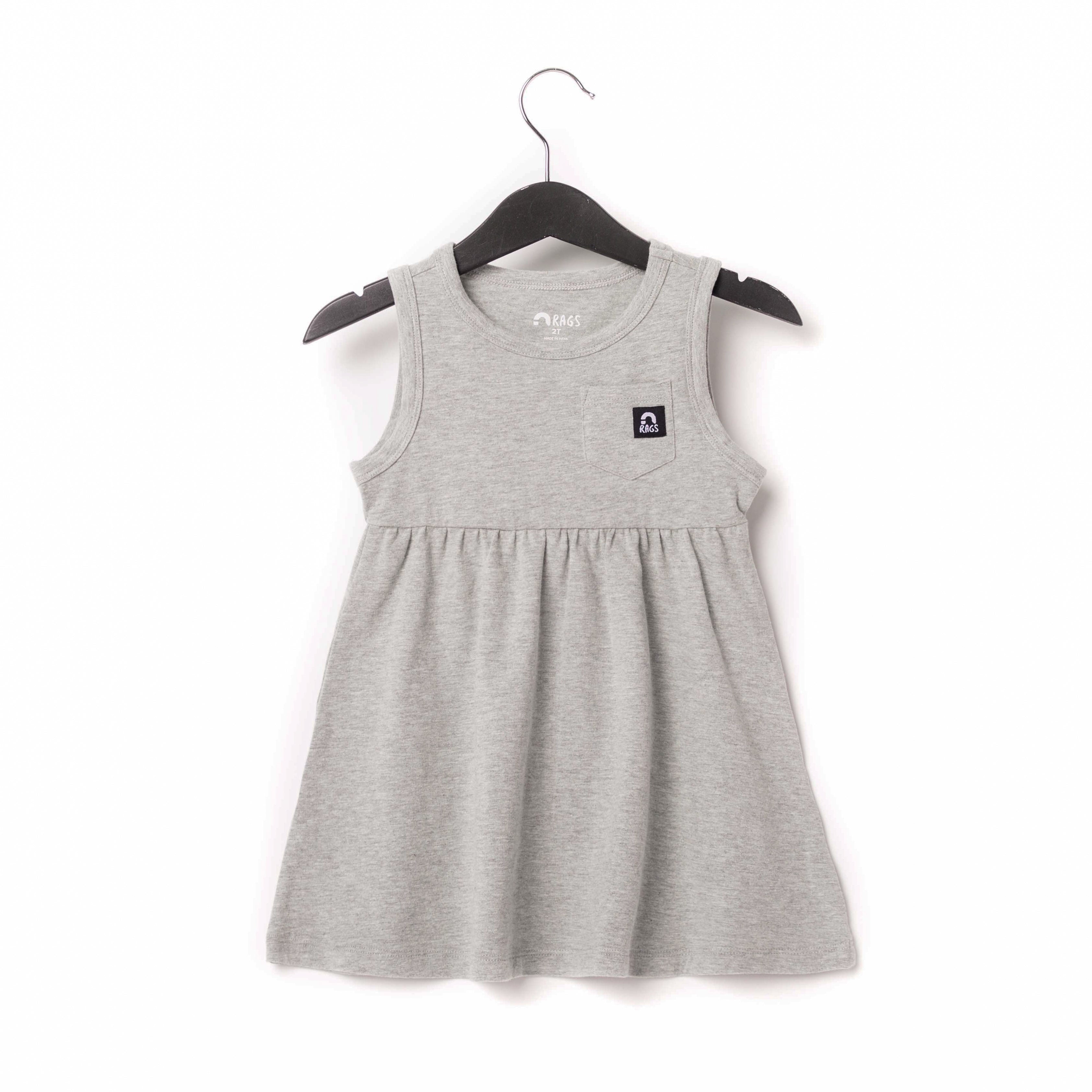 Essentials Tank Dress - 'Heather Gray'