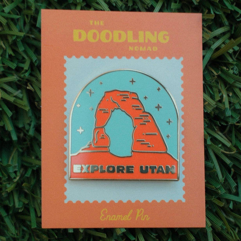 Explore Utah Enamel Pin