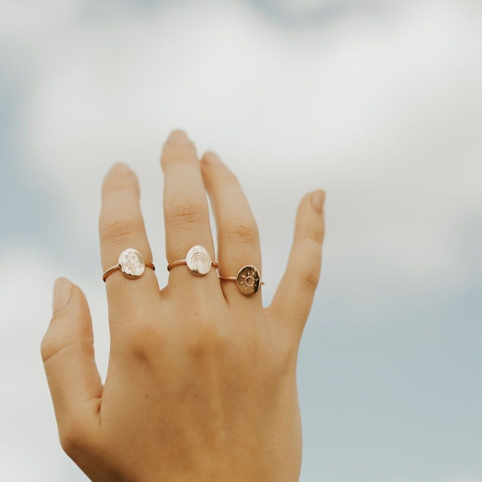 Rainbow Arches Ring - Mauve Jewelry Co.
