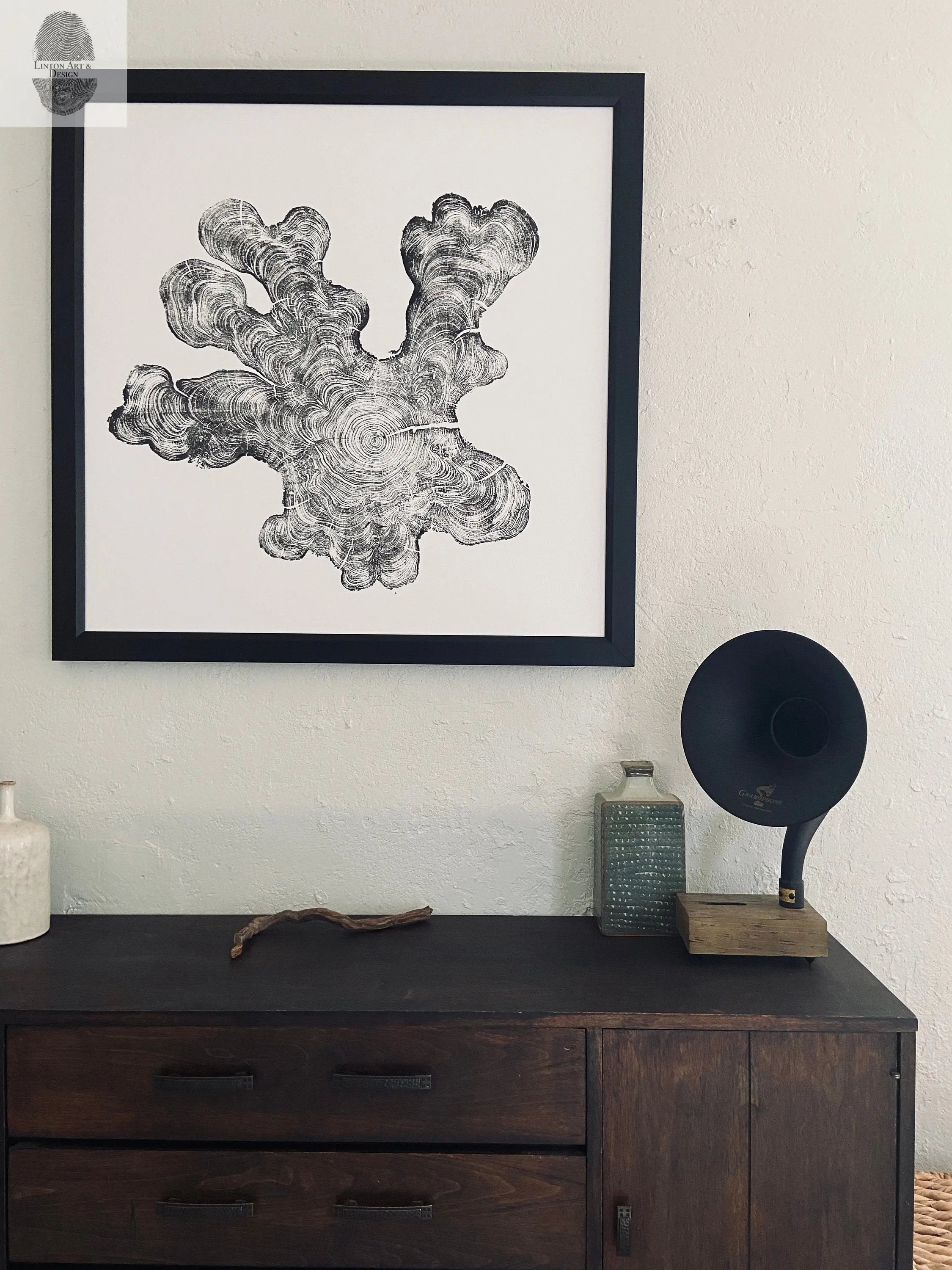 Florida Print, Everglades Art, Big Cypress, Osceola, Tree Ring Print, Huge Wall Art