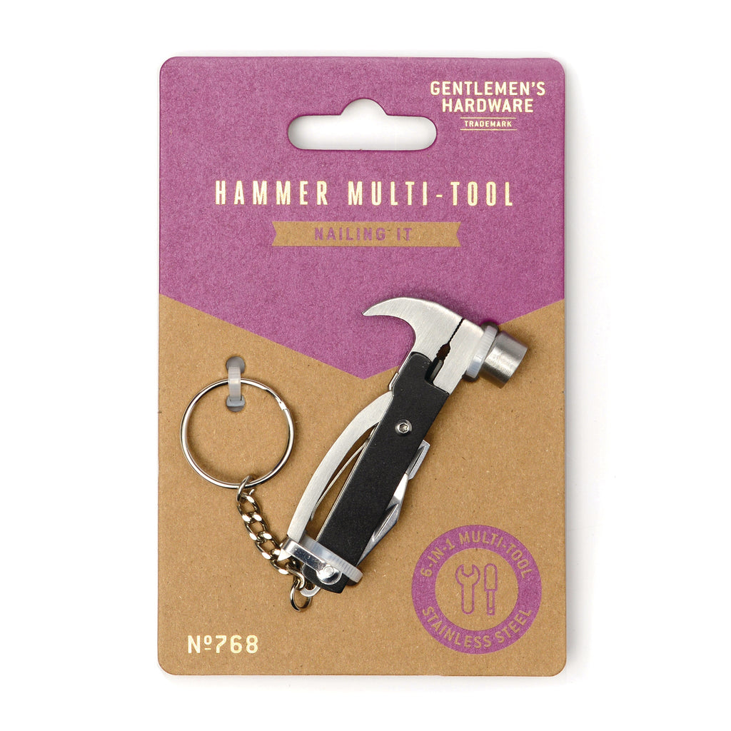 Nail your next project with this handy multi-tool! Made from durable stainless steel, this handy gadget is designed to serve ten functions in one. From screwdriver to wire cutter to bottle opener and more, this multi tool is ideal for projects on the road and at home.