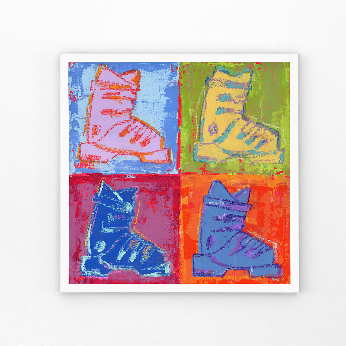 Hittin' The Slopes 1 Print