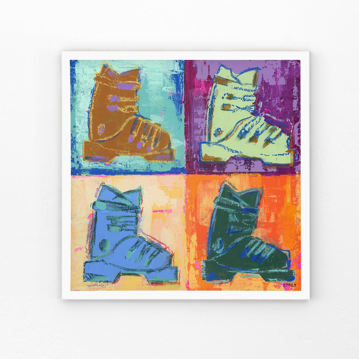 Hittin' The Slopes 2 Print