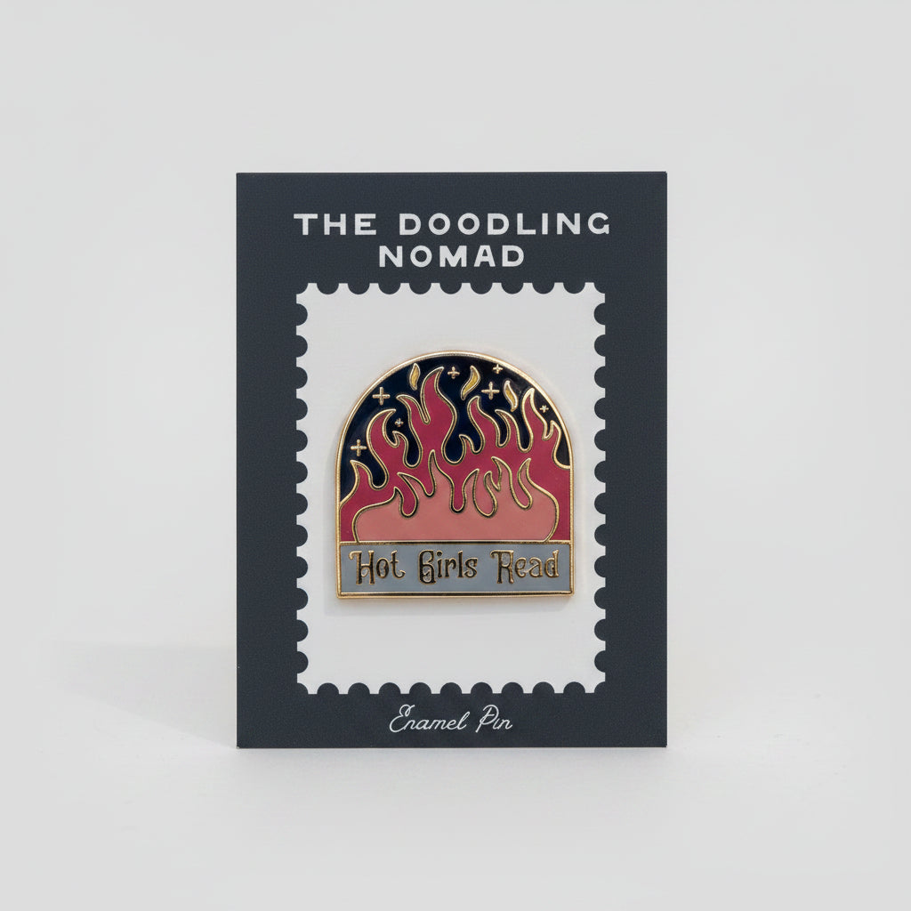 How Girls Read Enamel Pin