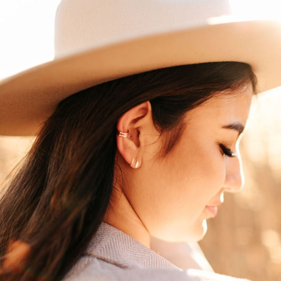 Double Twist Earrings  - Mauve Jewelry Co.