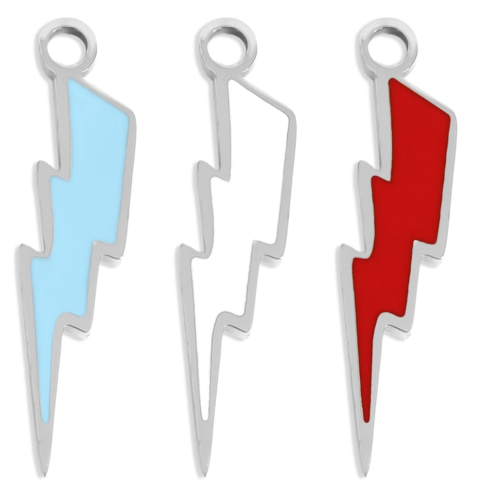 Spark your inner energy with this electrifying Epoxy Lightning Bolt Charm. Symbolizing power, inspiration, and sudden insight, the bold design captures the dynamic force of nature. Perfect for those who embrace their creativity and drive, this charm reminds you to be fearless in chasing your passions and to trust the flashes of brilliance that strike when you least expect them.