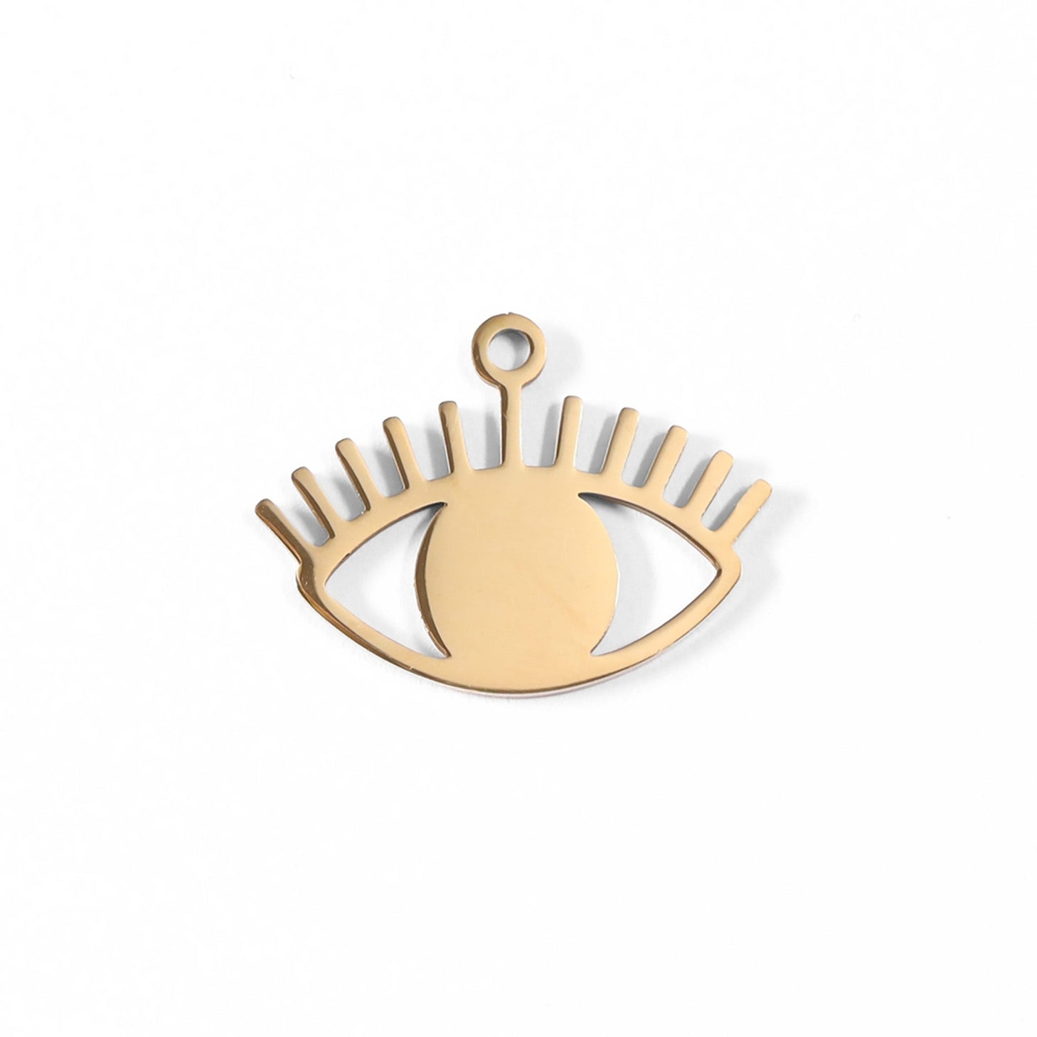 A stunning symbol of positivity and protection, our NEW Evil Eye Charm is a must have for your charm collection! The perfect mystical accent to add to your necklaces and bracelets.