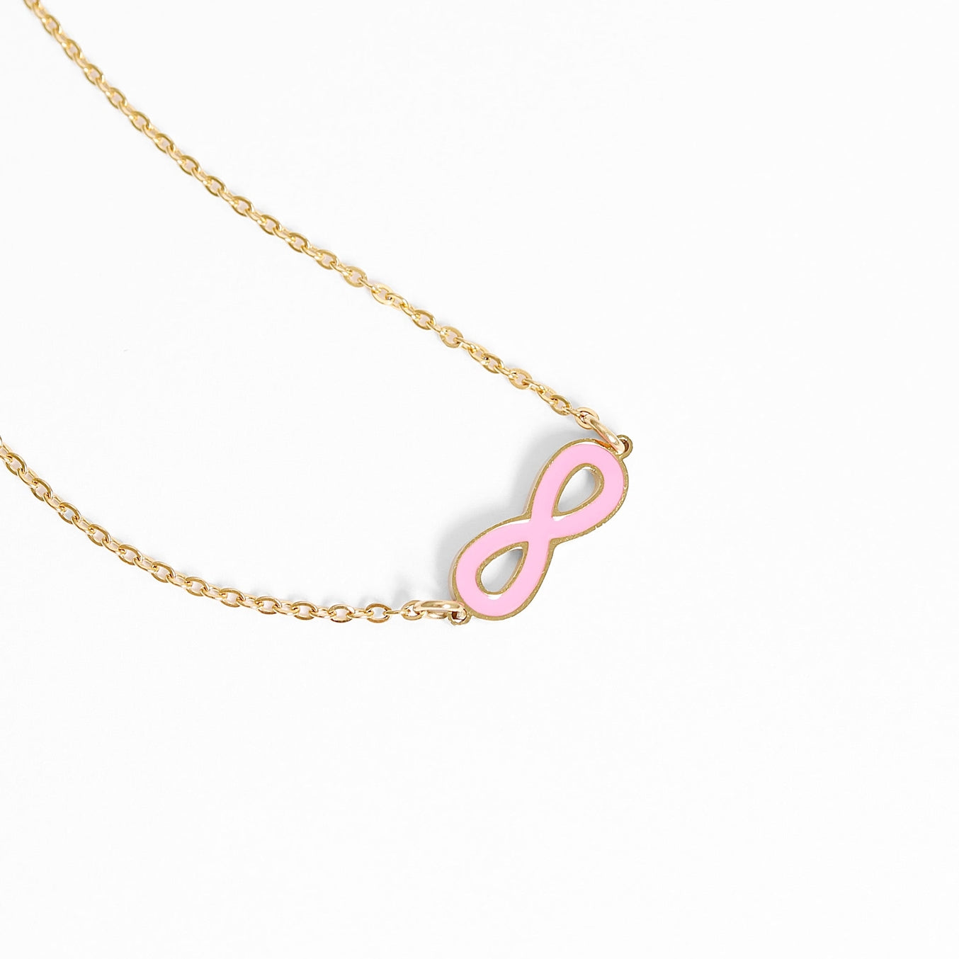 Loop Connector Chain Necklace - Gold