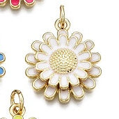Chrysanthemum Flower Charm - 7 colors