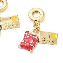 Ticket and Luggage Case Charm - 5 colors