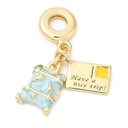 Ticket and Luggage Case Charm - 5 colors