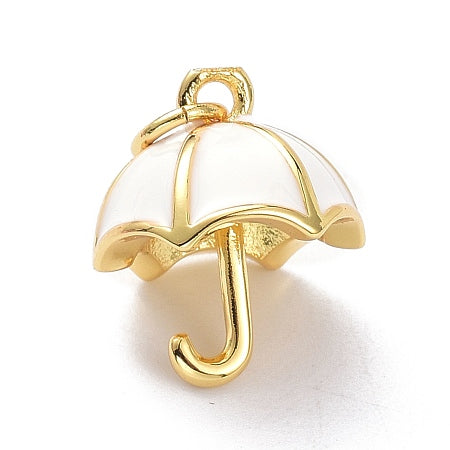 Gold Umbrella Charm - 6 Colors
