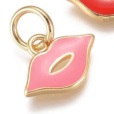 Lipstick Lips Charm - 3 Colors