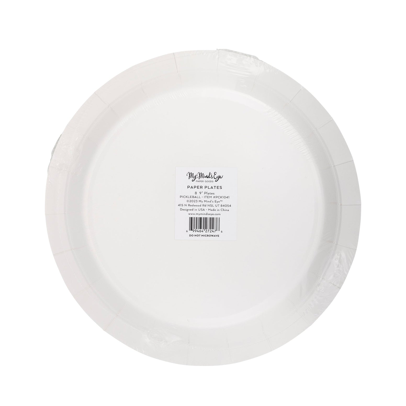 Pickleball Paper Plates