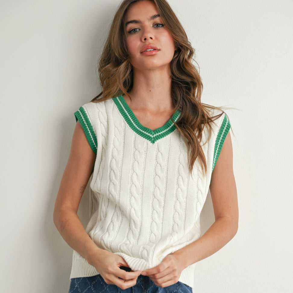 Knitted Sweater Vest