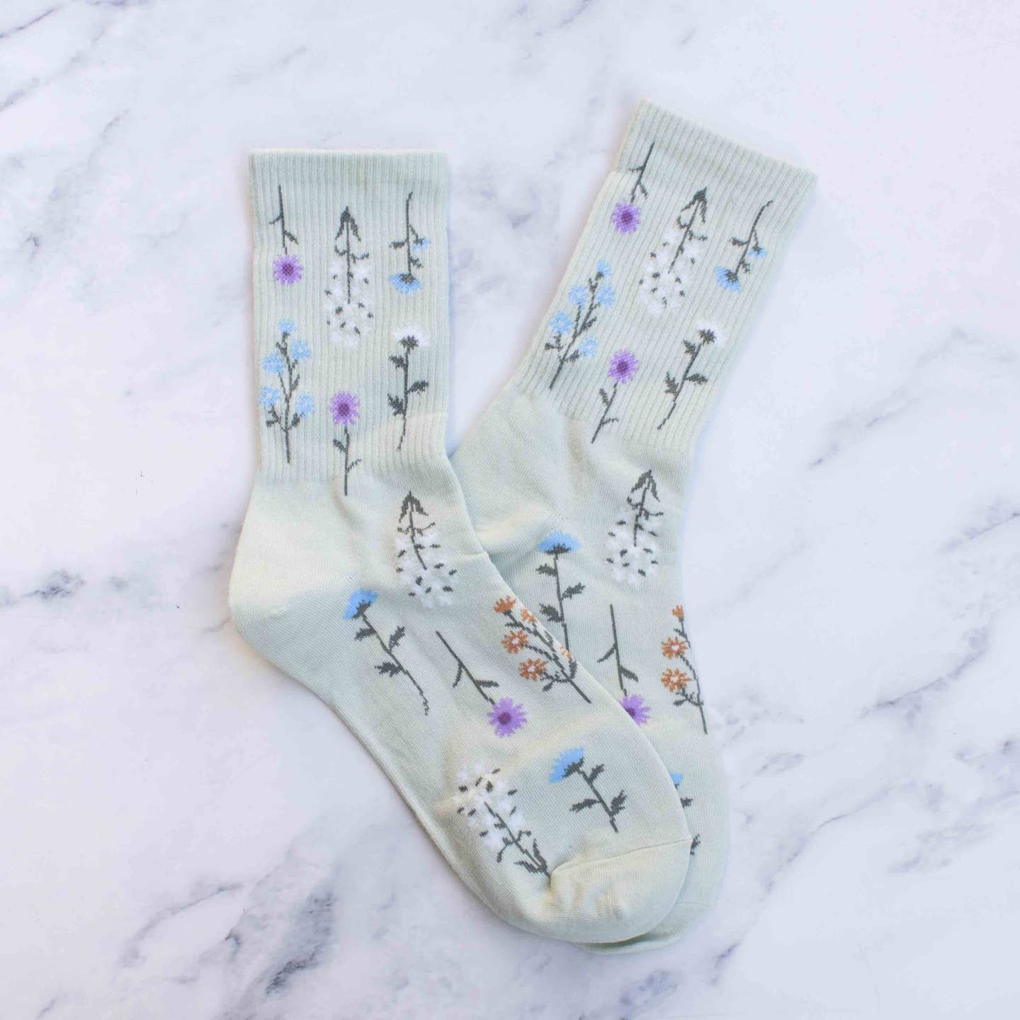 Sage Botanical Garden Socks