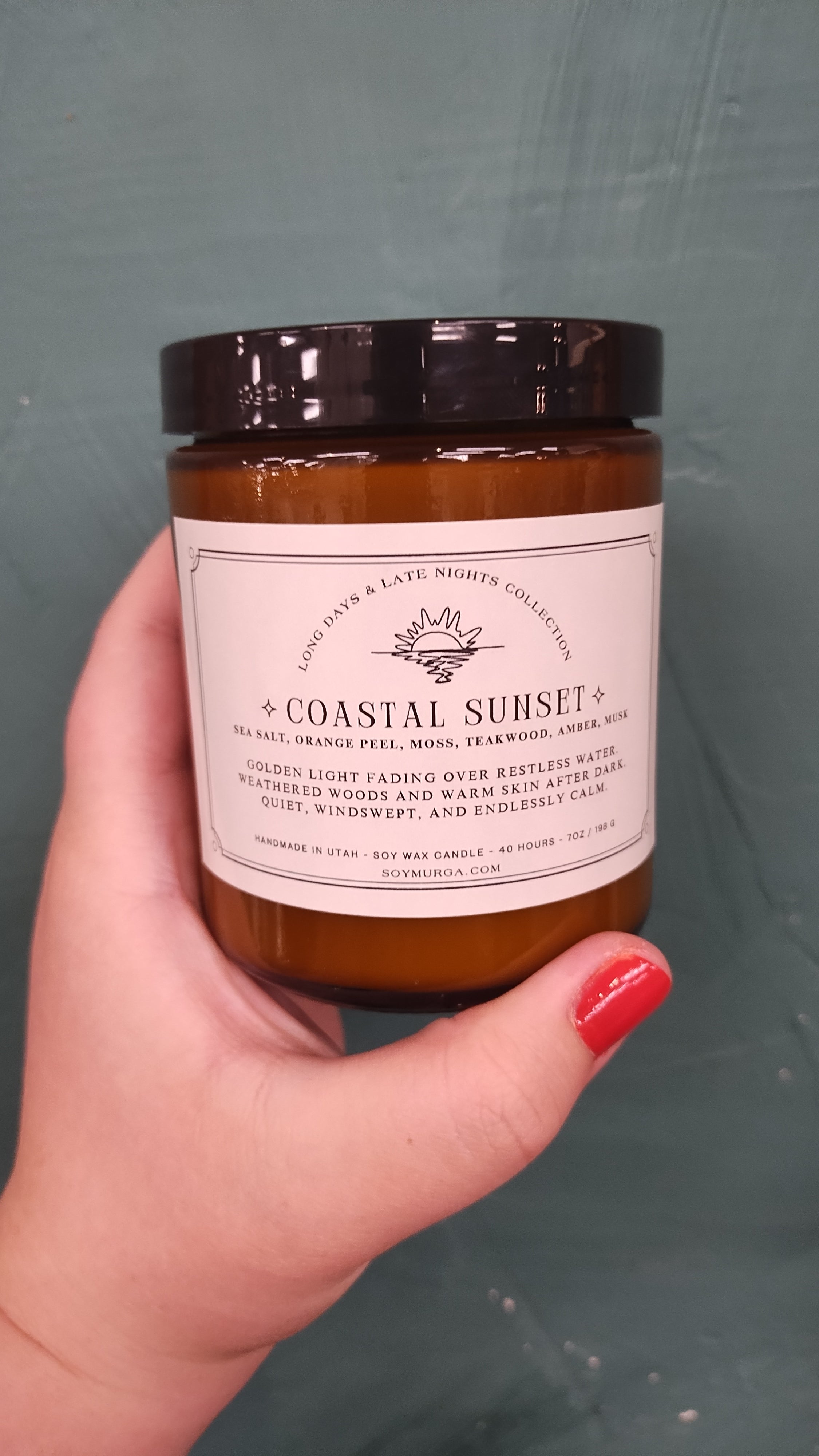 Coastal Sunset Candle