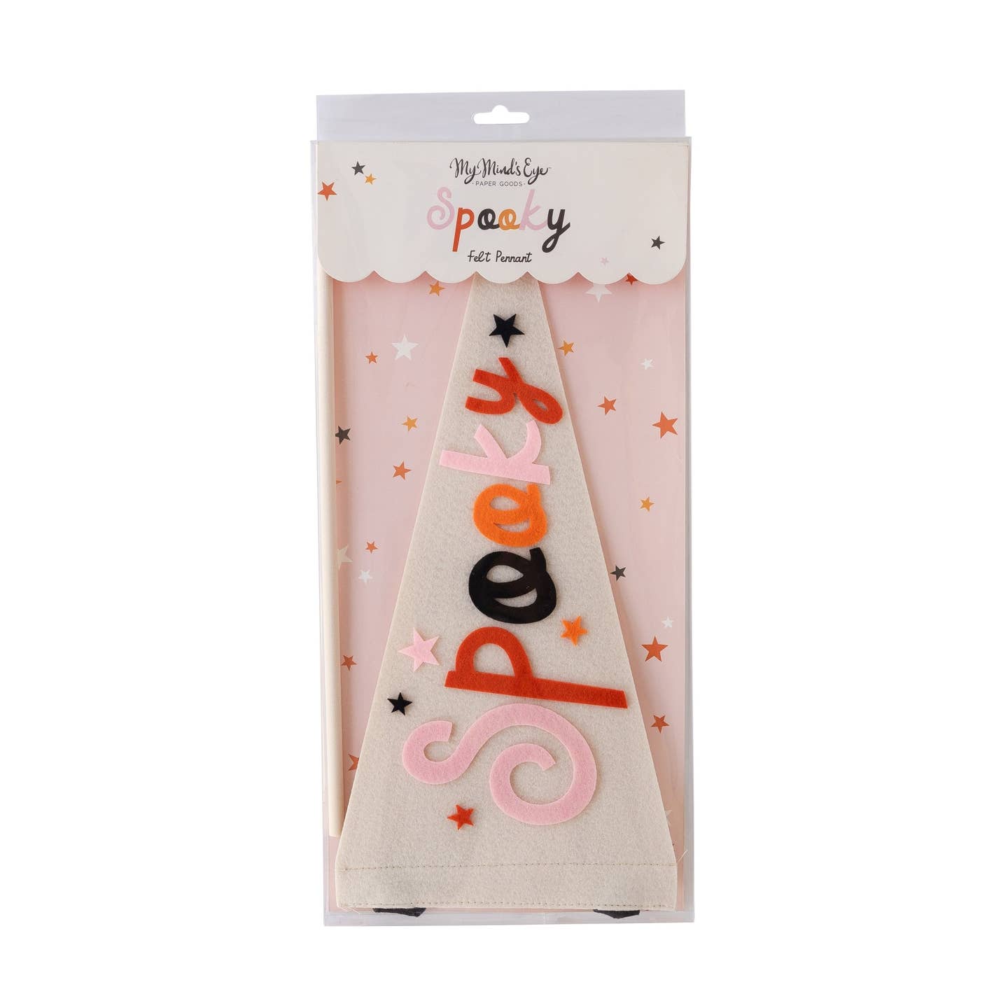 Hey Pumpkin “Spooky” Felt Pennant