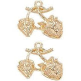 This gold-colored flat back charm features a charming strawberry cluster design, perfect for adding a touch of sweetness to your charm bracelet or necklace. Its versatile size and style make it an easy addition to personalize your jewelry collection with a playful yet elegant detail.
Details:
Color: Golden
Material: brass