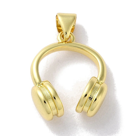 This gold-colored headphones charm is a stylish addition to any bracelet or necklace, perfect for music lovers who want to carry their passion with them. Its sleek design adds a subtle yet meaningful touch, making it an ideal accessory to support your unique style or to gift someone special who loves music.
Details:
Cadmium Free & Lead Free, Long-Lasting Real 18K Gold Plated
Size: 19x15x7mm, hole:5mm
Material: Brass