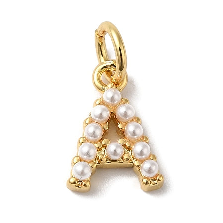 Pearl Letter Charms