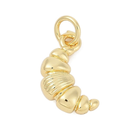This gold-plated croissant charm adds a delightful and stylish touch to any bracelet or necklace. Its detailed design captures the charm of this beloved pastry, making it a perfect accessory for food lovers or anyone who appreciates small, meaningful accents. Lightweight and versatile, it’s a charming way to celebrate your unique tastes or share a thoughtful gift.
Details:
Brass Pendants, Long-Lasting Real 18K Gold Plated, Lead Free & Cadmium Free
Size:14x10x4.5mm, hole:3.5mm
Color: Real 18K Gold Plat