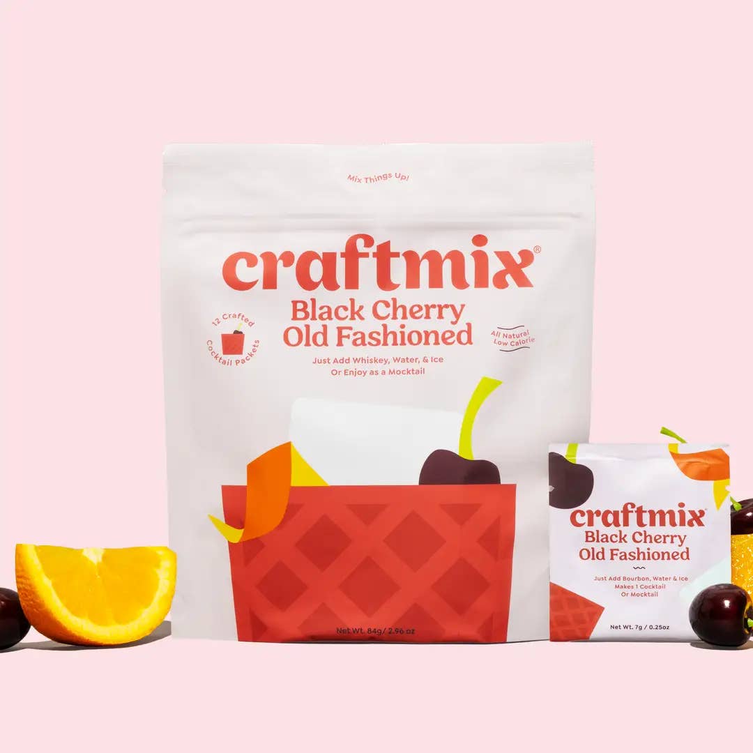 Craft mix's first bourbon / whiskey flavor with the signature Craftmix fruit-twist!
Unlike skinny syrups, Craftmix was specifically designed for people on the go! We’ve seen our customers enjoy Craftmix cocktail mixers & kits in so many different places including: camping, festivals, concerts, airplanes, house parties, bars (Shh! Don’t tell the bartender!), picnics, pool parties, tailgates and more!