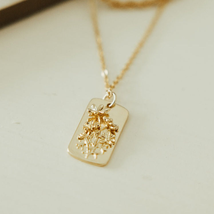 Blossom Necklace - Mauve Jewelry Co.