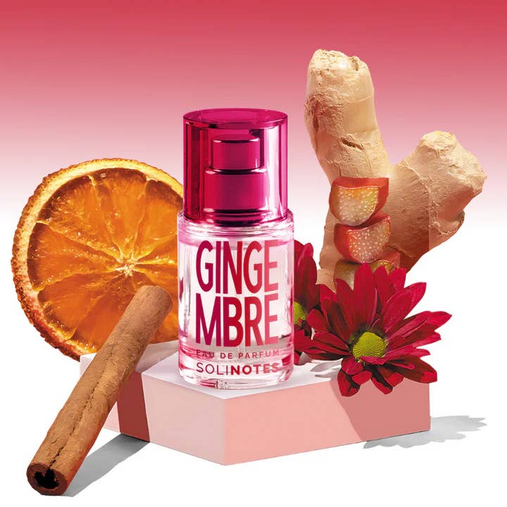 Spray the ENERGIZING vibes with our Ginger EDP! Let the spicy warmth of Ginger awaken your senses and give you a burst of energy.
This scent will surprise you with a bright citrus splash, like the first sip of an ice-cold lemonade on a hot day. The fragrance blooms into a warm, spicy heart with a hint of sweetness. A touch of sandalwoody musk also lingers, adding to the scent an energized and refreshed sensation.
Notes
Ginger, Citrus, Rhubarb, Amber, Lotus, Sandalwood, Musk