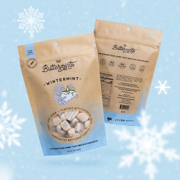 Wintermint Buttermints combine the cool, crisp flavor of wintergreen with smooth, creamy buttermint for a refreshing burst of energy. Each bite melts in your mouth, delivering a revitalizing and invigorating treat.