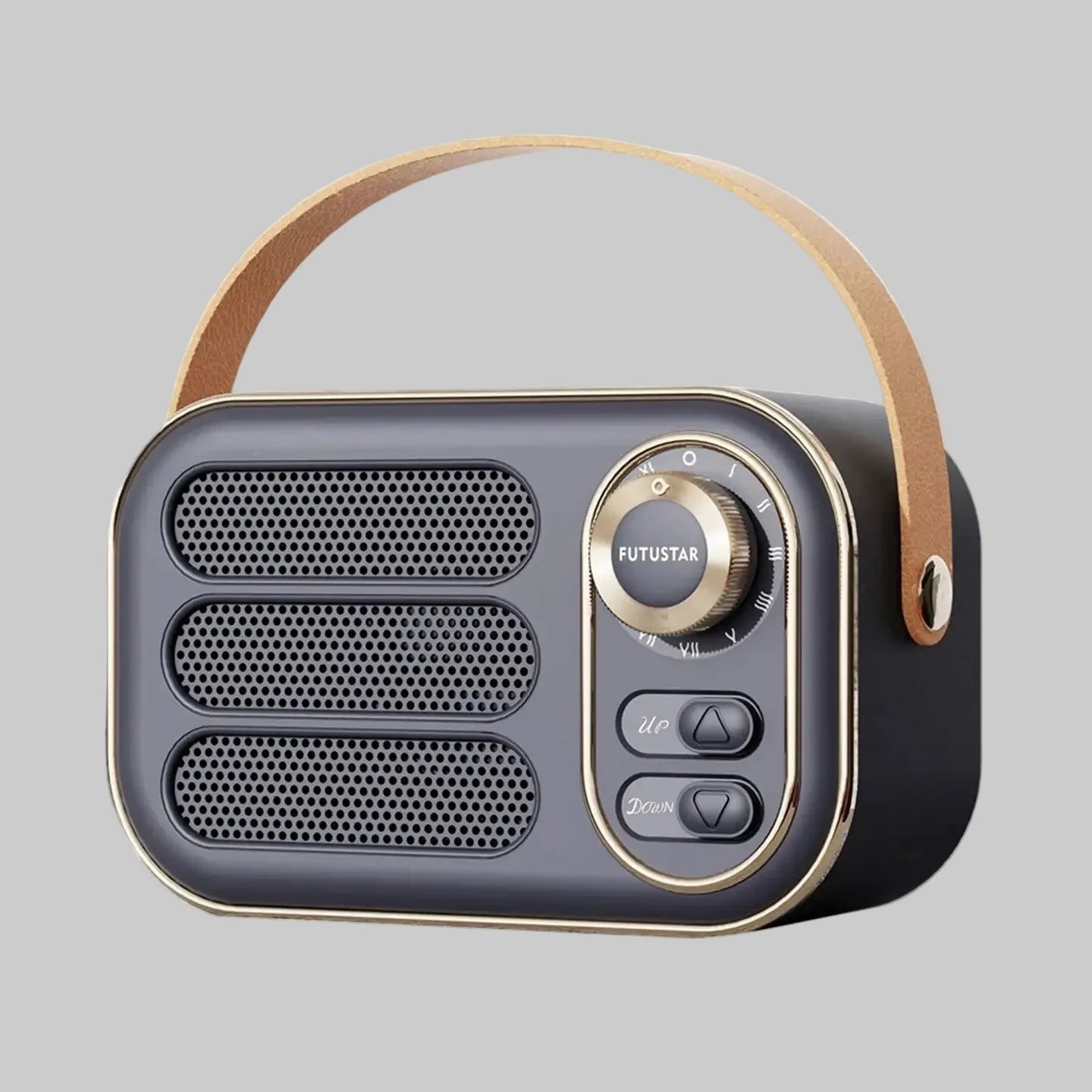 High quality portable speaker that supports all devices and features a built-in mic for hands free calling and premium Bluetooth 5.0 technology. Effortlessly connect to all of your Bluetooth-enabled devices up to 100ft range. This portable speaker offers high-definition stereo sound with drivers and enhanced bass for home & on the go.