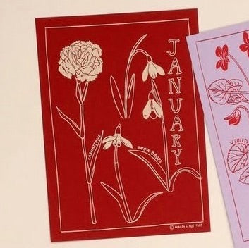 Birth Month Flower Print/Card