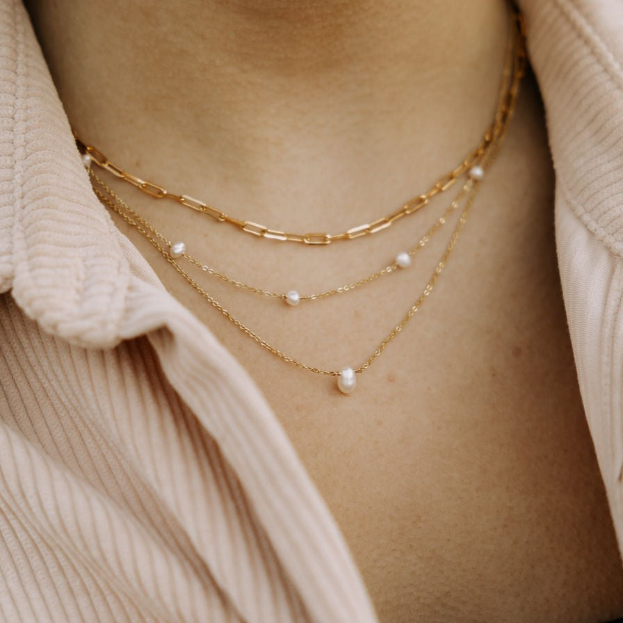 Melbourne Pearl Necklace - Mauve Jewelry Co.