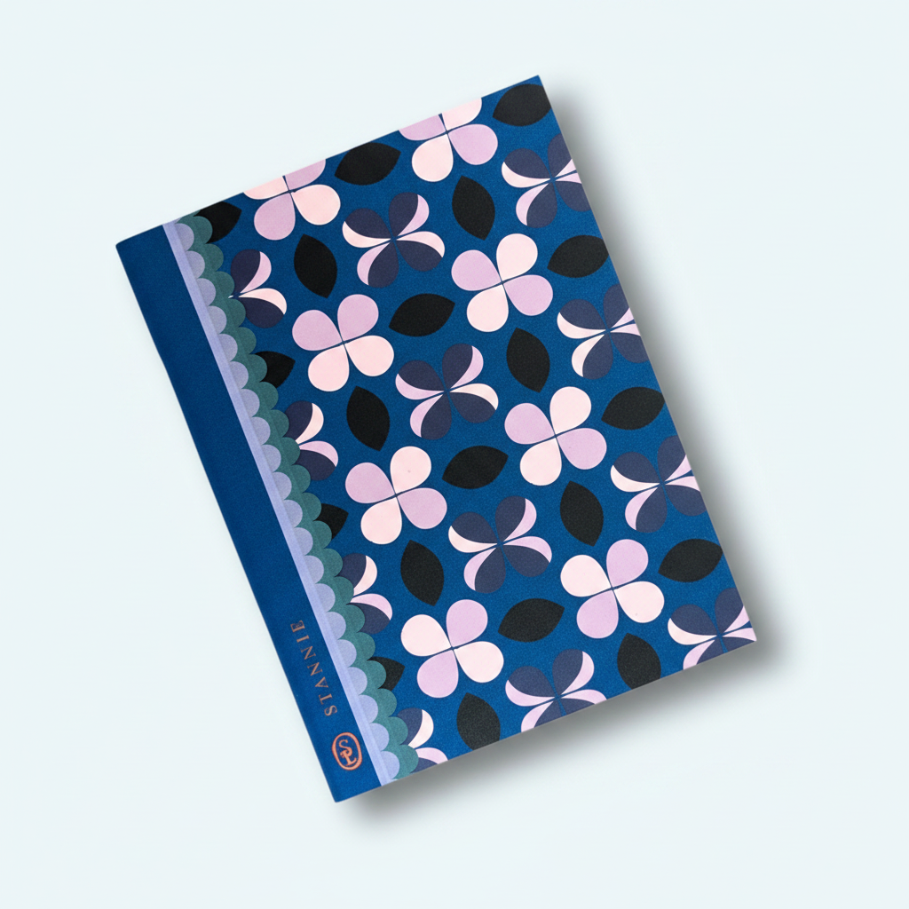 Perfectly petite companion for your musings and mid-day meanderings. These treasures measure 4.25" x 5.5" and are the perfect size for tucking into a bag or keeping on a nightstand for whenever inspiration strikes. Whether you are gifting them to a friend or keeping them for your own calm, slow moments of creativity, these notebooks are a delightful addition to any desk or shop collection.