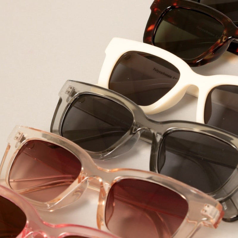 Women's Rectangular Sunglasses - 6 Color Choices