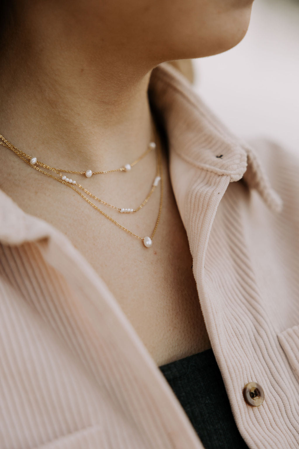 Melbourne Pearl Necklace - Mauve Jewelry Co.