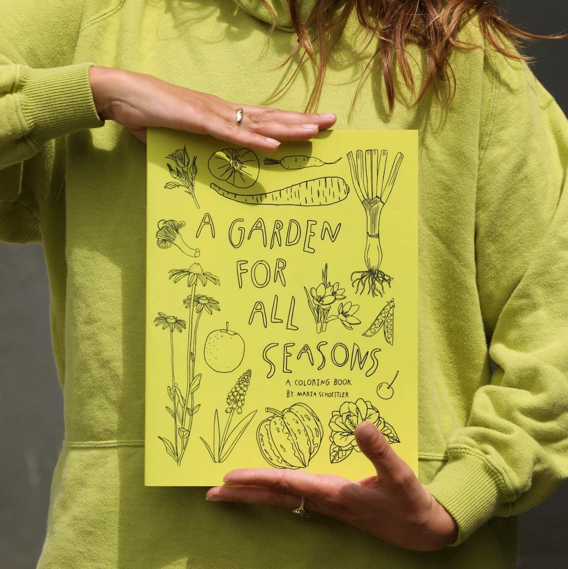 An all-ages coloring book that promotes getting to know the seasons through plants and flowers. A 24-page coloring book featuring what might be blooming, growing or ripe throughout every season of the year. Fruits, vegetables and flowers are depicted.
Comes bound in a Luxe Matte laminated cover for protection and durability.